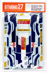 Decal Studio27 Fiat 131 Olio San Remo 1980 1:24 DC718C Rally Car Race