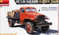 MINIART 38056 1/35 SCALE US 1,5t 4×4 G506 Flatbed Truck Model Kit