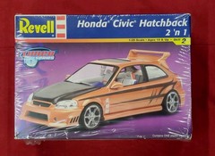 Revell Honda Civic Hatchback #2389 2n1 Tuner Series 1:25 Scale Plastic Model Kit