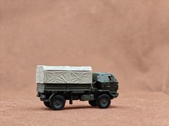 1/144 U.S. Logistics Tactical Truck Static Finished Colored Model 3D Printed