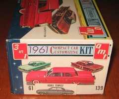 AMT 1961 Pontiac Tempest Kit # K-6061 Annual 3-in-1 Tape Factory Sealed 61