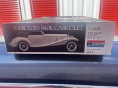 Monogram The Classic Mercedes 540K Cabriolet Model Kit #2306