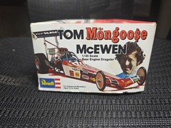 Revell TOM the Mongoose McEWEN 1/25 Rear End Dragster Rare’H-1463 Open Box