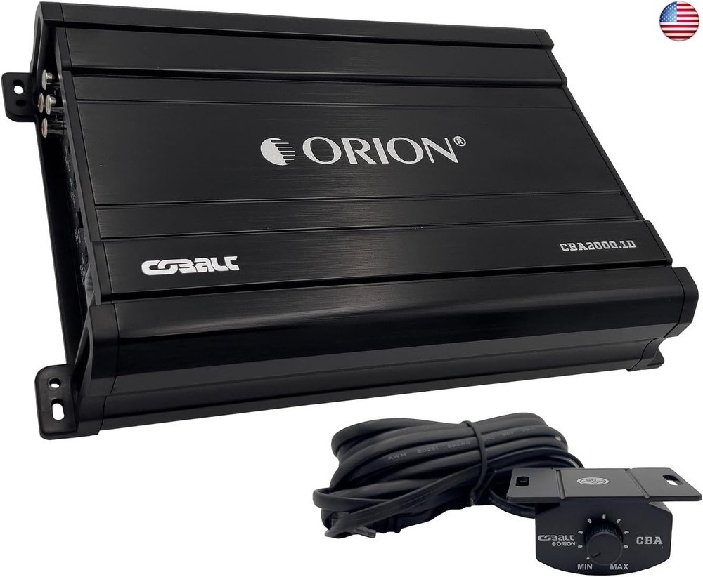 Orion Cobalt CBA2000.1D Monoblock 1-Channel Class D Amplifier for Car