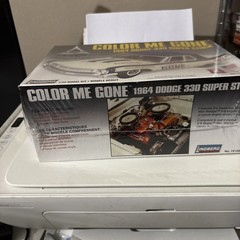 Lindberg Color Me Gone 1964 Dodge 330 Super Sport 1:25 Model Kit Car New F/S