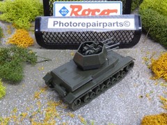 Roco Minitank WWII German Wirbelwind W/Quad 20mm AA Lot#993X©