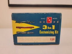 *Rare / Vintage* Original AMT ’59 Mercury Convertible 3 in 1 (Empty) Box #139