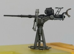 Twin 20 mm Oerlikon fixed mount guns model 1/72 Metallic Details MDR7251