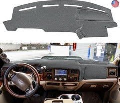Dashboard Cover Dash Cover Mat Pad Carpet Custom Fit for Ford F250 F350 F450