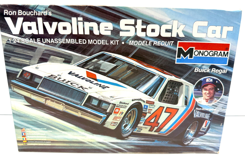 Monogram 1:24 Scale Bouchard’s Valvoline Buick Regal Sealed Inside Model Kit