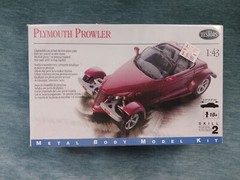 Testors 1998 Plymouth Prowler 1:43 Scale Metal Model Kit #136 Chrysler Vintage