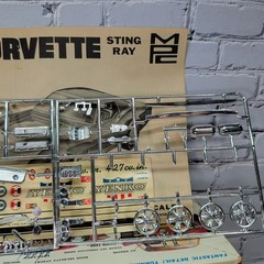 Vintage MPC 1968 Corvette Sting Ray 427 Hardtop 1/20 Partial Build