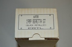 AMT Ertl 1989 Chevrolet Beretta GT BLACK 1/25 Dealer Promo model car 6058