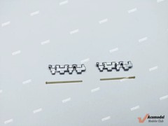 1/35 German Tiger I Early Ver.Tank Metal Track Links w/Metal Pins for Tamiya/RFM