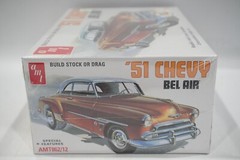 AMT T295 Build Stock or Drag 1951 ’51 Chevy Bel Air MODEL KIT 1:25 NEW SEALED