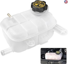 Engine Coolant Reservoir Tank With Cap, Radiator Overflow Tank Compatible With
