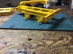1/24-1/25 Scale Truck Trailer Model Accessories Lowboy Trailer Suspension