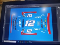 2014 #12 – 1:24 Waterslide Decals – Ryan Blaney – First Cup Series Start