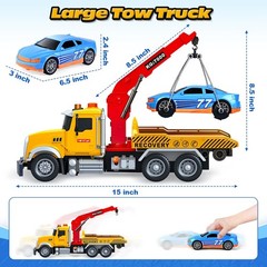 Kids Toys for 3 4 5 6 7 Years Old Boys, 15″ Large Tow Truck Toy, Friction…