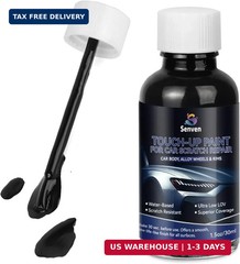 Car Black Paint Touch Up Cars Scratch Repair for Vehicles, Rim High-Gloss Black