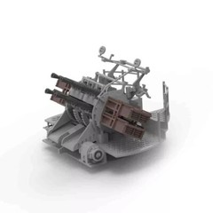 Detail Up LY001A 1/700 Royal Navy 2-pounder Gun “Pom-Pom” Octuple Mount Type A