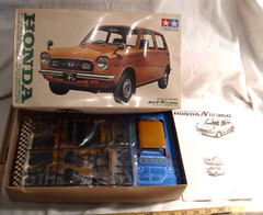 TAMIYA HONDA NIII360 RC30 SERIES 6 CAR MODEL KIT BOXED NEW 1:18 MOTORIZED