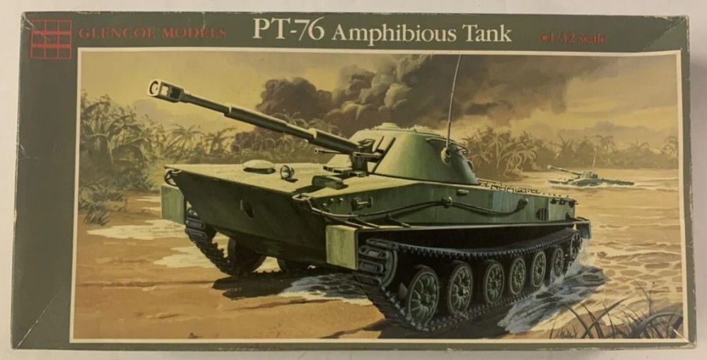 Glencoe Models 1/32 PT-76 Amphibious Tank 06401 New Free Post AUS Seller
