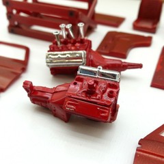 Vintage IMC Dodge Little Red Wagon 1/25 Dragn Truck Customizing Model kit