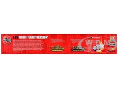 LEVEL 3 MODEL KIT GERMAN TIGER I EARLY VER. 1/35 SCALE MODEL BY AIRFIX A1363