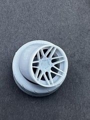 1:24, 1/25 Scale resin 3d Printed Wheel Set For Scale Modeling