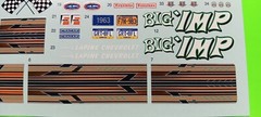 63 1963 Chevy Impala SS 409 1/25 AMT Decal Sheet Dash Cluster Emblems Custom Car