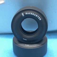 FOB 2) AMT M&H Racemaster Pad Printed Drag SLICKS 1.1.175 1:25 LBR Model Parts
