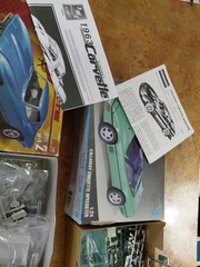 Corvett Plastic Models Parts/ Build Lot Of 4Open Boxs Look Complete, Unbuilt