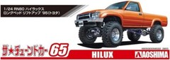 Toyota Hilux Aoshima 1/24 Model Kit Long head lift up 1995 No.65 RN80