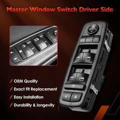 Master Power Window Switch Driver Side Front Left Door Control Button,Fits 2016