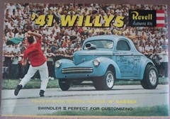 Stone, Woods & Cook ’41 Willys Revell 1/25 Model Kit NOS 1995 Open Box and Bags
