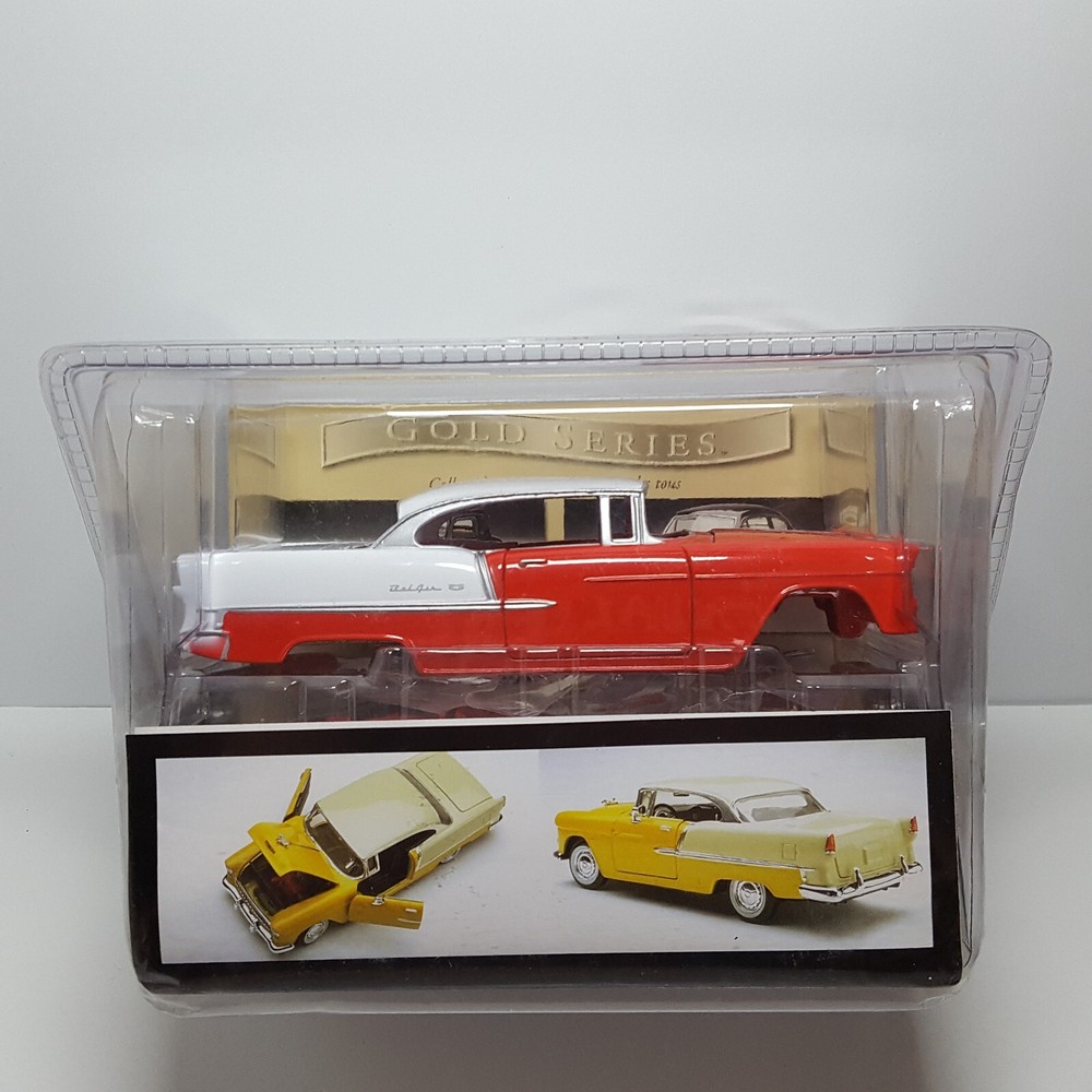 Limited Edition Testors Gold Series 1/24 Red & White 55 Chevy Bel Air Model Kit