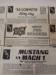 Various AMT Model Assembly Manuals Mixed Lot