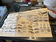covered wagon model Kit Revell Western Figures Set Boxes Manuals Only 1960s Lot