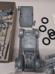 HUBLEY Kit 4858 MODEL A Station Wagon Metal Kit Open Box Sealed Parts