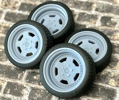 Resin 20 Inch: “AMG Mercedes Monoblock Aero 3” Model car Wheels/Tires 1/24 1/25