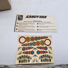 AMT Kandy Van Custom Chevy Van 1/25 Kit #T246 70s Issue New Open Box Rare