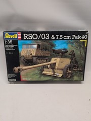 Revell 03067 RSO/03 & 7.5cm Pak 40 1:35 Skill/Level 5 New Open Box