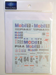 Decalpool 1/24 Honda NSX Mobil 1 #64 JGTC 1999 Decal Sheet DP298