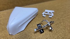 1940 FORD Standard Coupe HOOD, HINGES & TRIM 1/25 Scale Monogram NEW Model PARTS