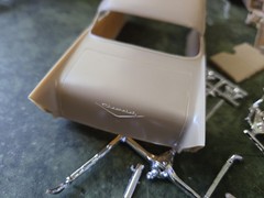 AMT 1957 CHEVY BELAIR 1/25 Model Body & Suspension Parts 6563 STK E57A