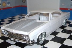 Resin 3″ Cowl Hood Revell ’66 Impala & ’65* Impala