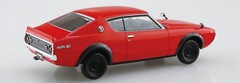 AOSHIMA 1/32 The Snap Kit Series Nissan C110 Skyline GT-R Red Color Coded Plasti