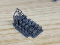 3D Printed 1/350/700 U.S. Navy modern aircraft carrier deck support vehicles