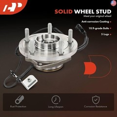A-Premium Front Wheel Bearing and Hub Assembly with ABS & 5-Lug Compatible